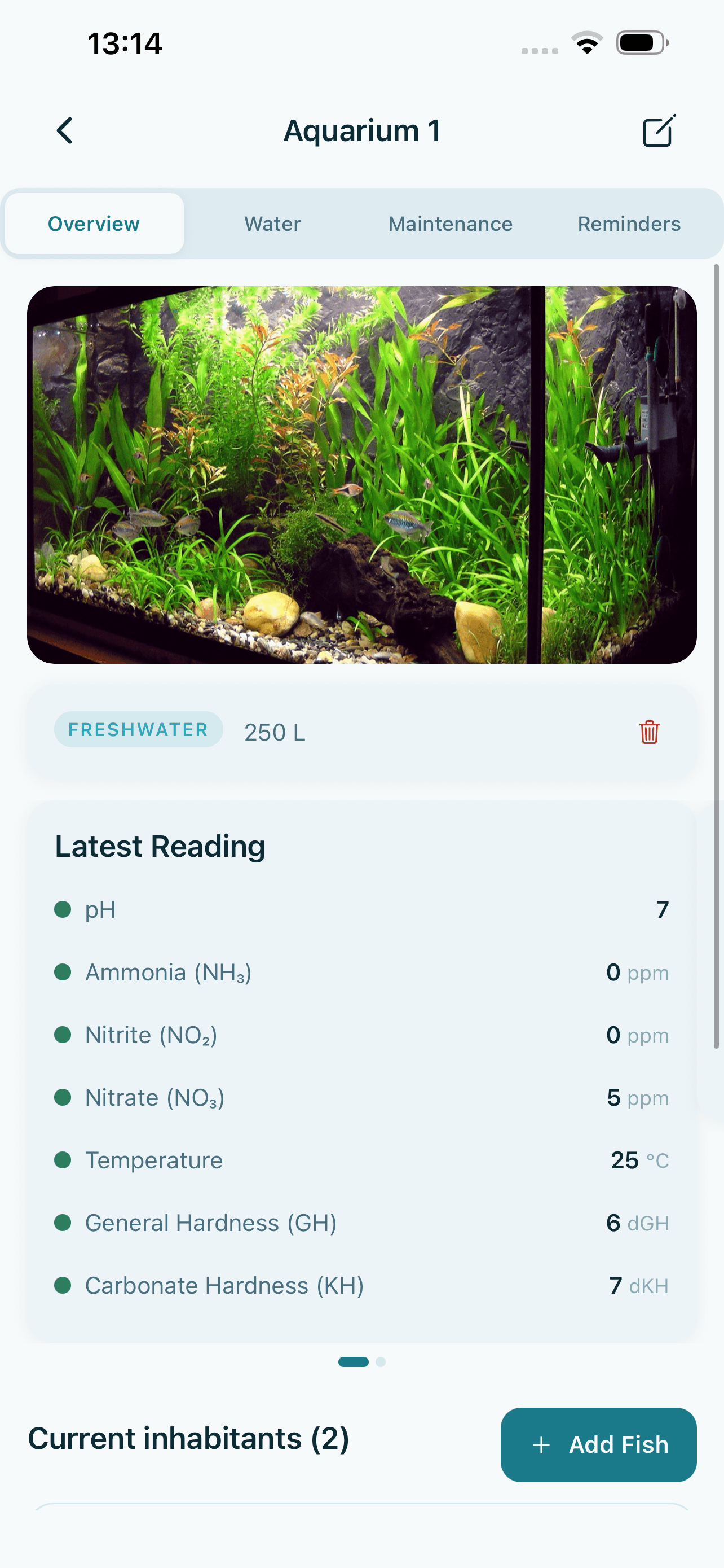 AquaKeeper screen 3